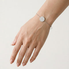 Pulsera redonda pavé