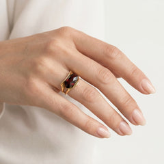"Ovale Eleganz Ring"