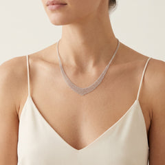 Collar chic de plata