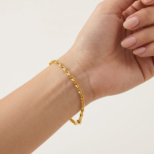 Zlatý náramek Harmony