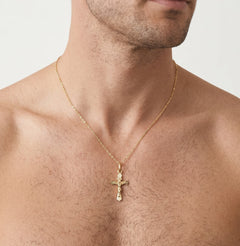 Decorative gold cross