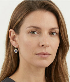 Safírové náušnice