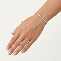 Pulsera de tenis cuadrada