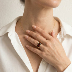 "Ovale Eleganz Ring"