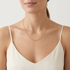 Gold anker necklace