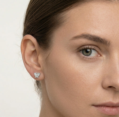 Schmetterlings-Stecker aus Sterlingsilber