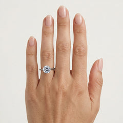 Klasický solitérní prsten s velkým kubickým zirkonem