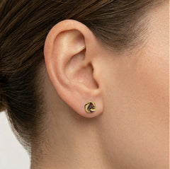 Boucles d’oreilles Trio Céleste Dansant en Grenat