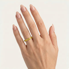Yellow sapphire band