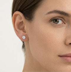 Stříbrné náušnice s kubickou zirkonií