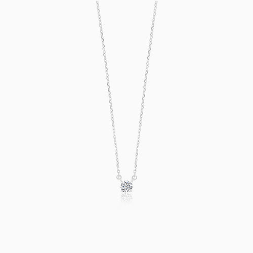 Ohromující náhrdelník s jedním diamantem