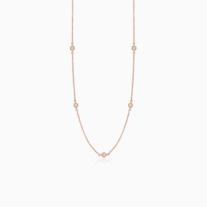 Five diamond necklace