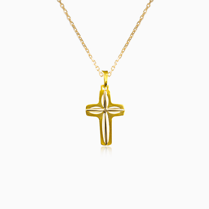 Doppeltes Goldkreuz