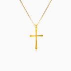 Simple gold cross