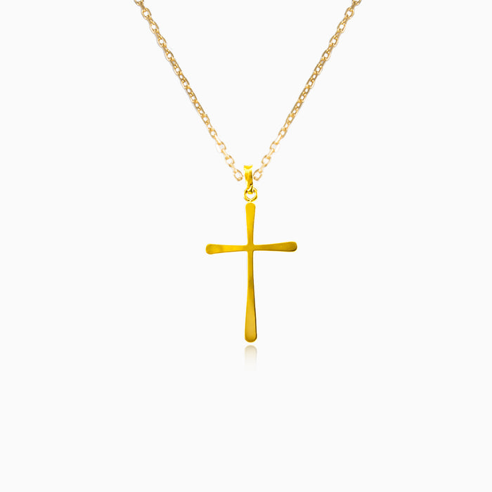 schlichtes goldkreuz