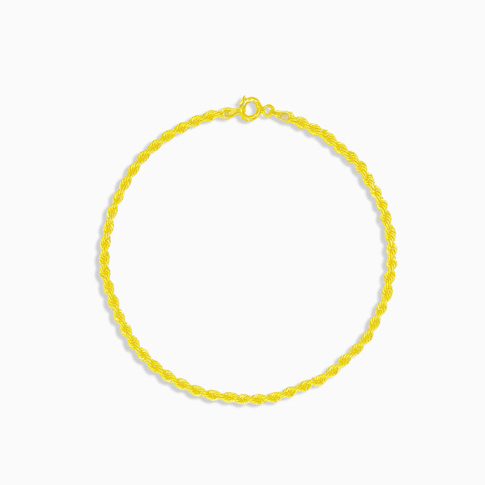Delicate gold valis bracelet
