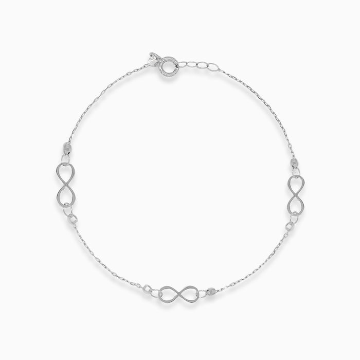 Bracelet infini avec petites billes