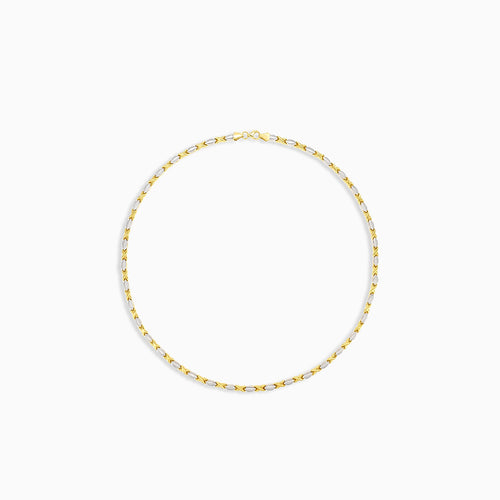 Stylový zlatý náhrdelník pro ženy