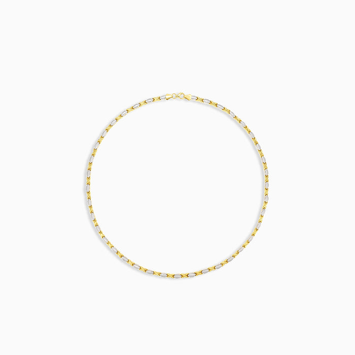 Collar de oro elegante para mujer