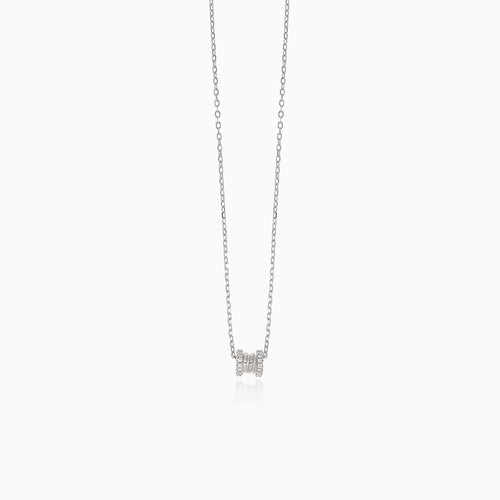 Stříbrný náhrdelník s unikátním korálkem