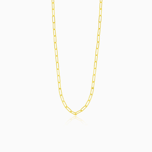 Gold anker necklace