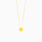 Zlatý náhrdelník s jemným srdcem