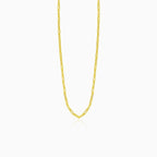 Gold gentle anker chain