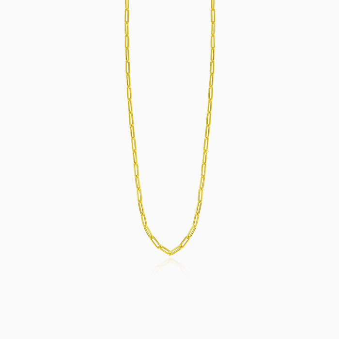 Gold gentle anker chain