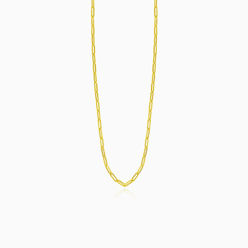 Gold thin anker chain