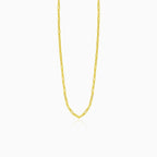 Gold thin anker chain