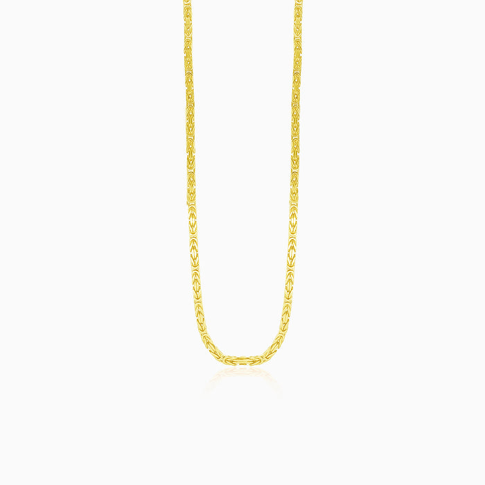 Mighty kings chain gold necklace
