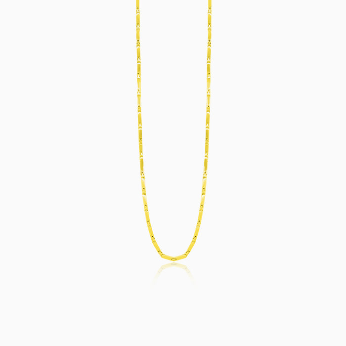 Bold and masculine, this men's rectangular necklace is crafted from durable metal with a substantial, solid design. Its sleek rectangular pendant hangs from a sturdy chain, making a strong statement piece perfect for everyday wear or special occasions.