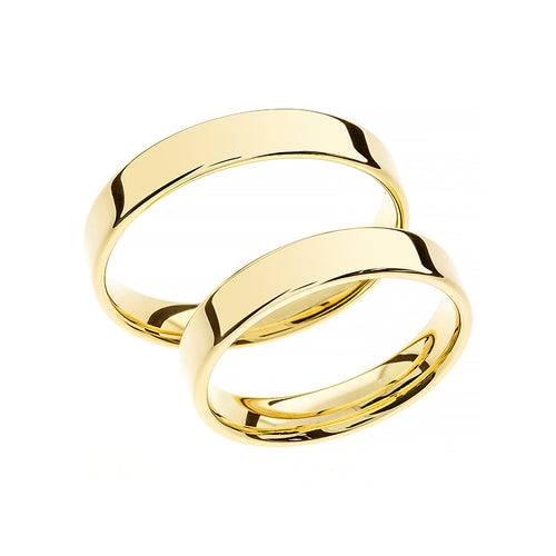 Classic  yellow gold wedding ring