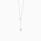 Stříbrný náhrdelník s nádhernou perlou