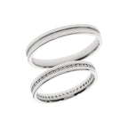 White gold eternity wedding ring