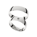 Classic white gold wedding ring