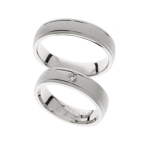 White gold wedding ring design