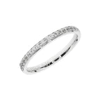 Elegant white gold wedding ring