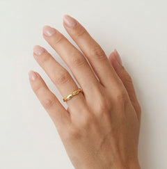 Keepsake simple twist stackable ring