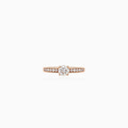 Beautiful diamond rose gold ring