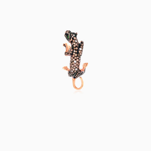Elegant panther gemstone ring