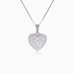 Přívěšek srdce s diamanty
