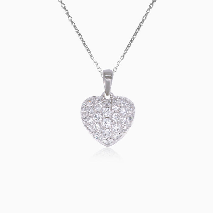 Přívěšek srdce s diamanty