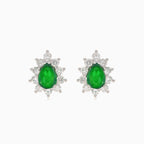Sparkling  gemstone drop earrings