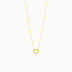 Beautiful heart necklace with Diamonds