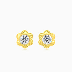 Golden blossom secure studs