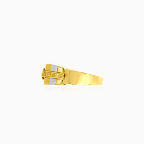 Nový designový zlatý prsten