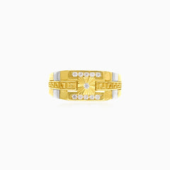 Nový designový zlatý prsten