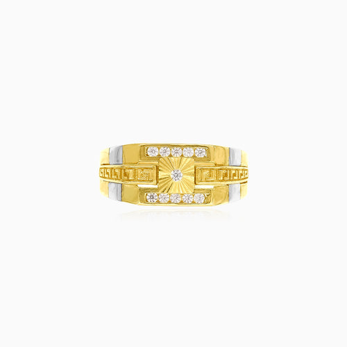 New designer gold ring