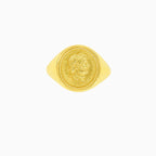 Coin gold ring